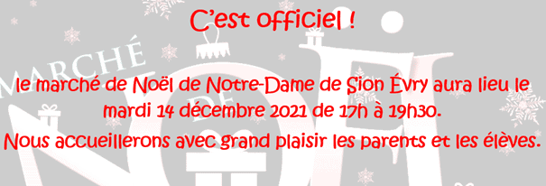 Marché de Noël 2021