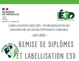 Remise diplôme et labellisation E3D